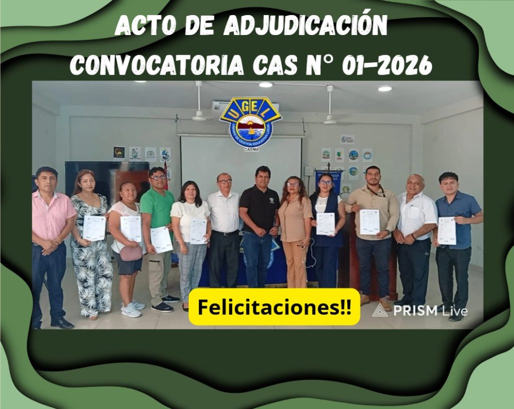 ACTO DE ADJUDICACIÓN adjudicacion cas 2026