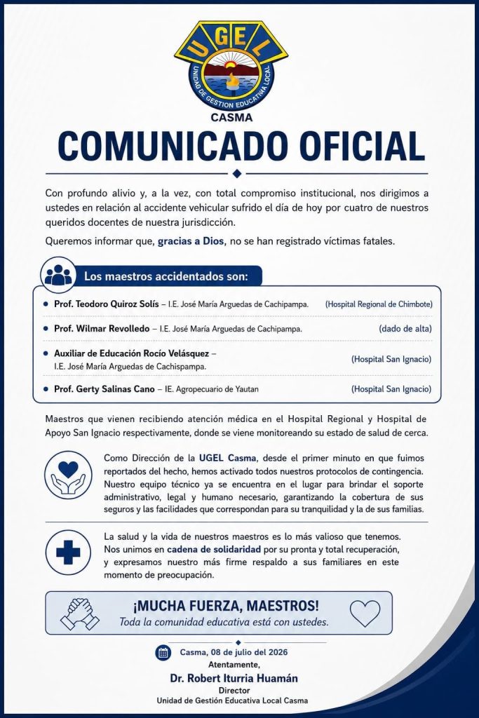 comunicado oficial